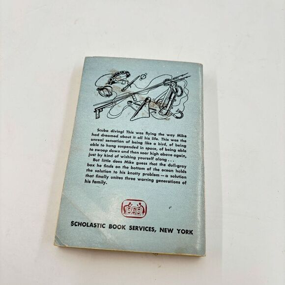 1966 TREASURE OF THE CORAL REEF Don Stanford 2st Printing Scholastic Scholastic - Picture 3 of 5